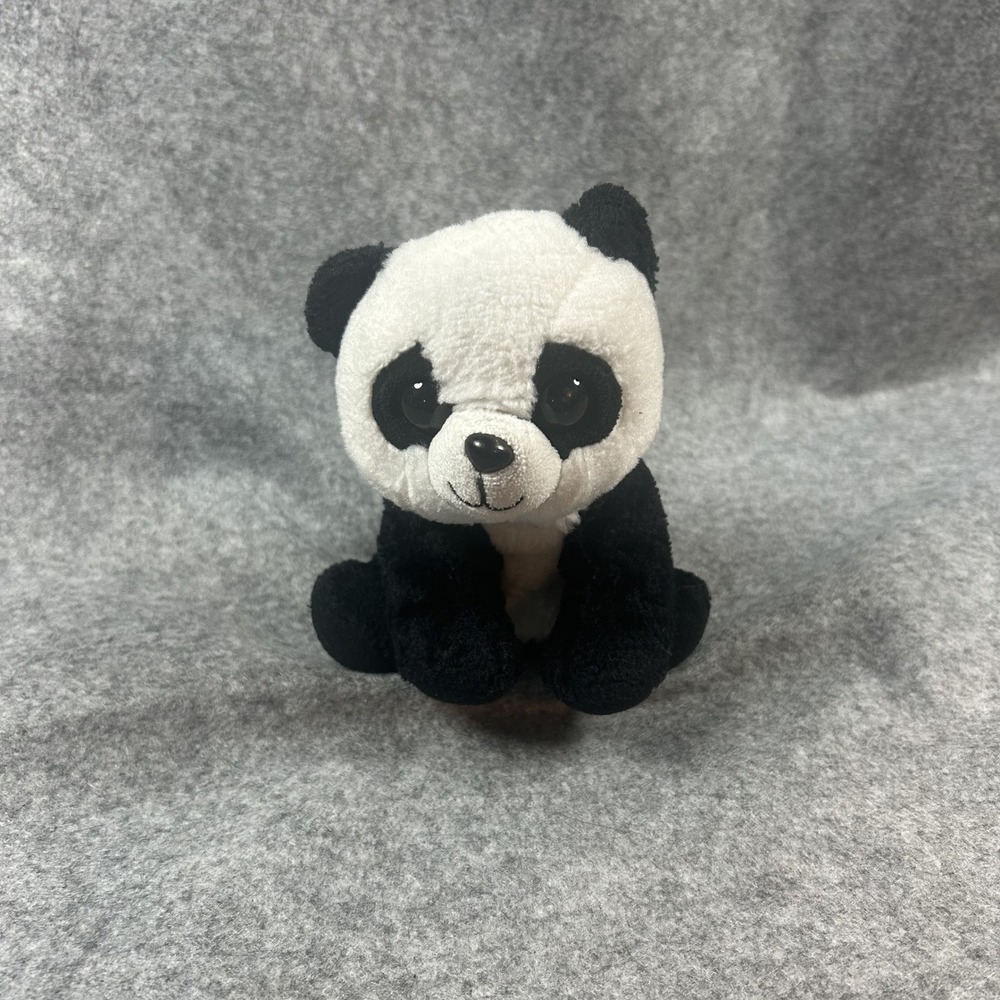 Ty Beanie Boos Bamboo Panda Plush Small Black and White Stuffed Animal